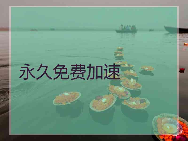 永久免费加速